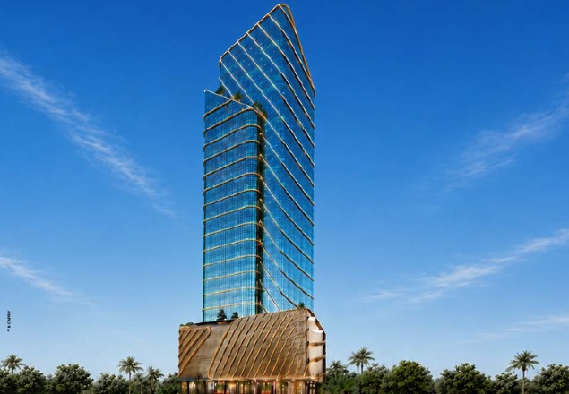 Codename OBLIQ – Building Elevation, Grade A+ Commercial Tower Airoli Navi Mumbai